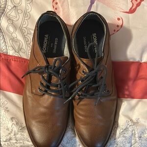 Sonoma Men's Brown Leather Shoes